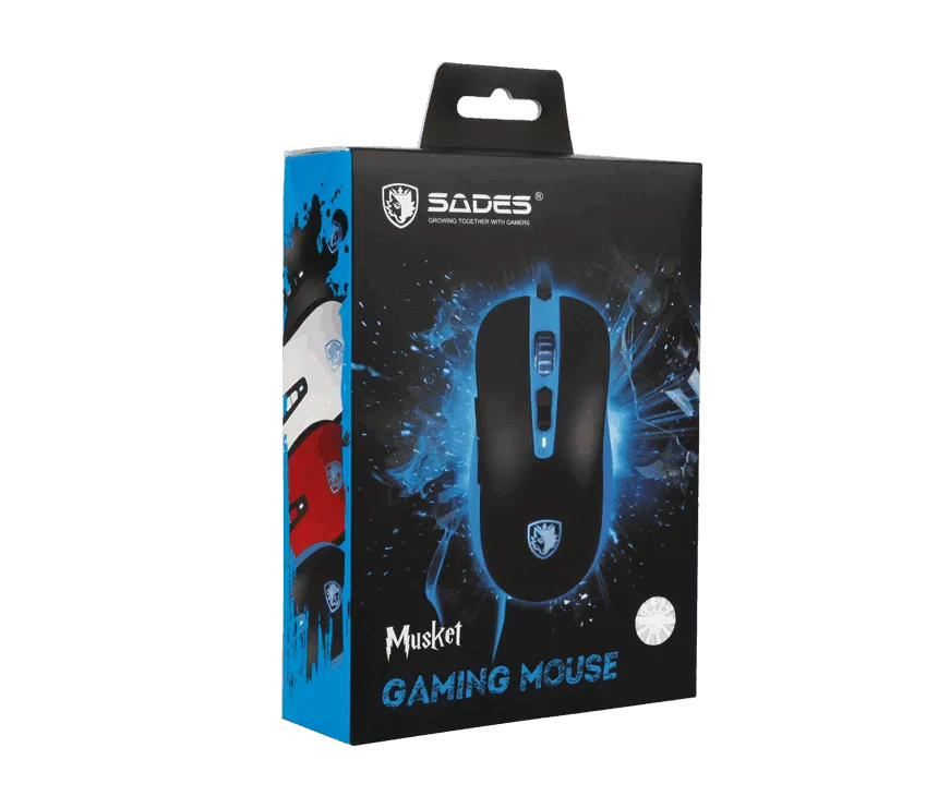 SADES S15-MUSKET GAMING MOUSE (BLUE) - Image 4