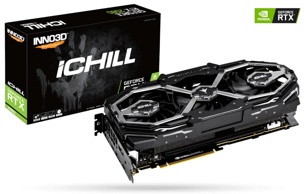 INNO3D GEFORCE RTX 2080 iCHILL X3 (1845Mhz/14.0Gbps)8GB GDDR6 256-bit