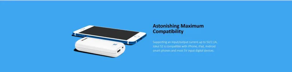 LINKCOMN Jokul 52 5000mAh Power Bank- White - Image 3