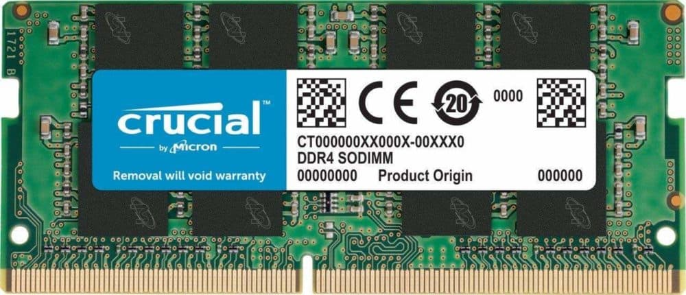 Crucial 16GB Single DDR4 2666 SODIMM 260-Pin Memory