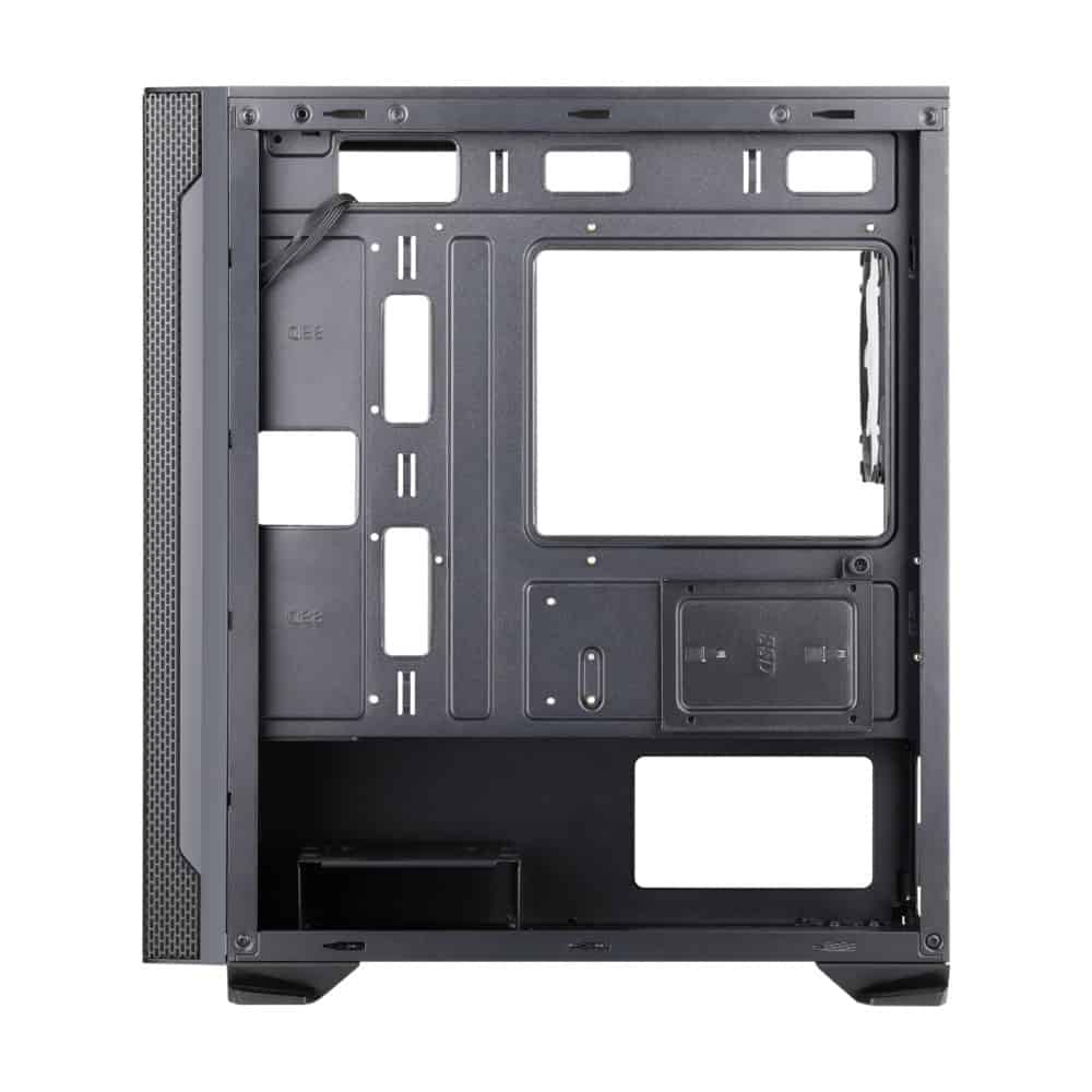 ⁦ABKONCORE C550M Mini Tower Case طلاء أسود⁩ - الصورة ⁦10⁩