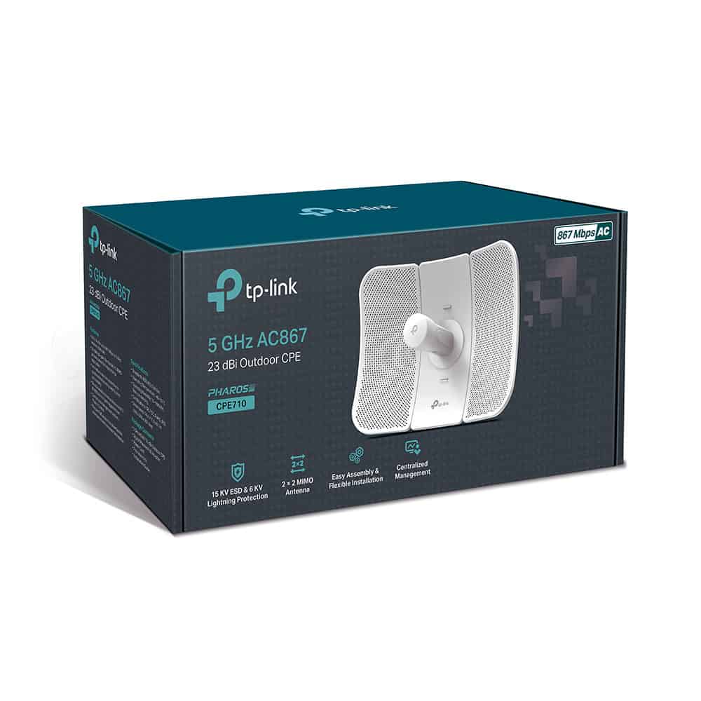 ⁦TP-Link CPE710 5 جيجا هرتز AC 867Mbps 23dBi خارجي CPE⁩ - الصورة ⁦5⁩