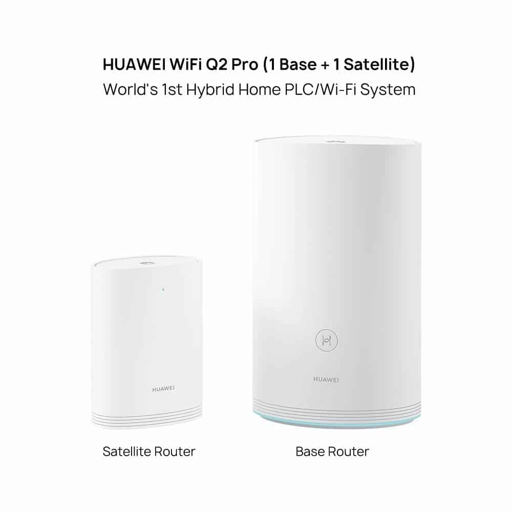 Huawei Wifi Router 1 Base with 1 Satellite Router HUW-WS5280-1PLUS1-WHT - Image 2