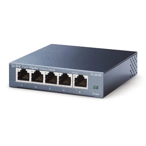TP-Link 5-Port 10/100/1000Mbps Desktop Switch TL-SG105 - Image 2
