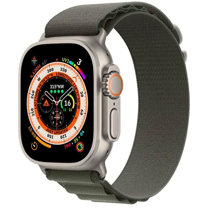 ⁦Apple Watch Ultra Titanium Case with Alpine Loop⁩ - الصورة ⁦2⁩
