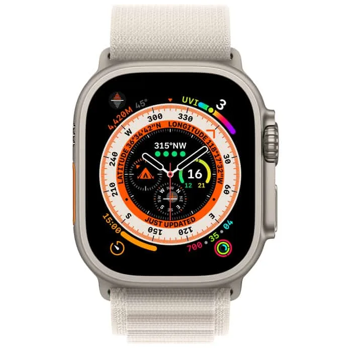⁦Apple Watch Ultra Titanium Case with Alpine Loop⁩ - الصورة ⁦7⁩