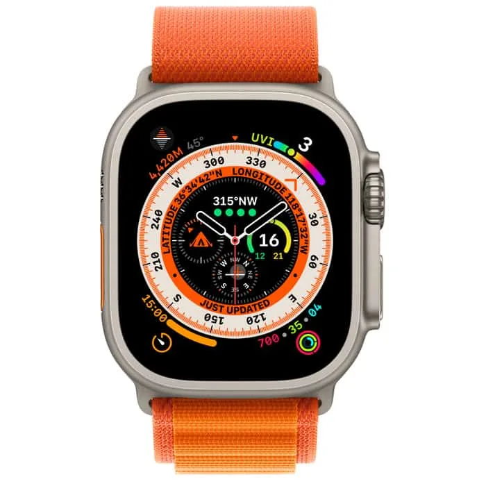 ⁦Apple Watch Ultra Titanium Case with Alpine Loop⁩ - الصورة ⁦4⁩