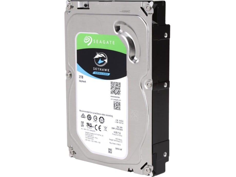 SEAGATE 2TB SATA SKYHAWK ST2000VX008 Surveillance Hard Drive - Image 2