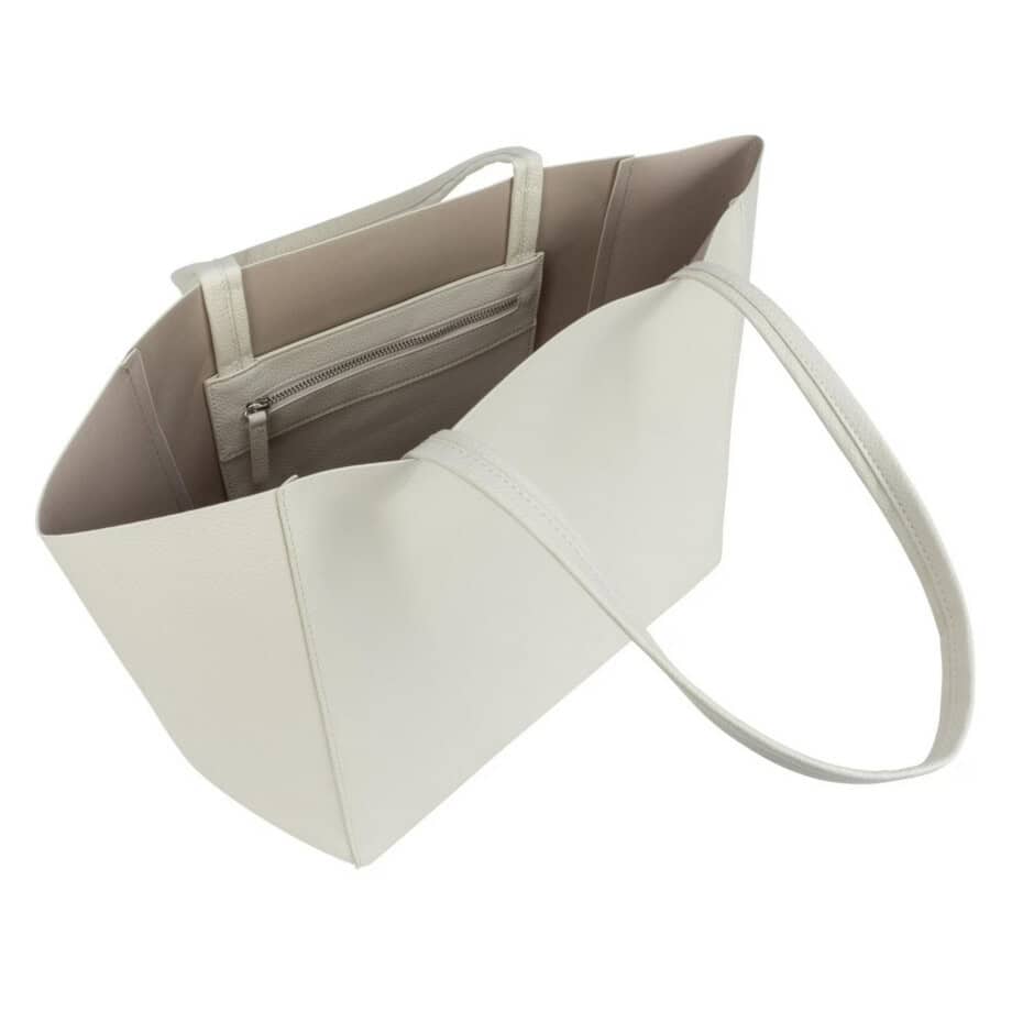 Soft Tote Chic handbag Color White - Image 3