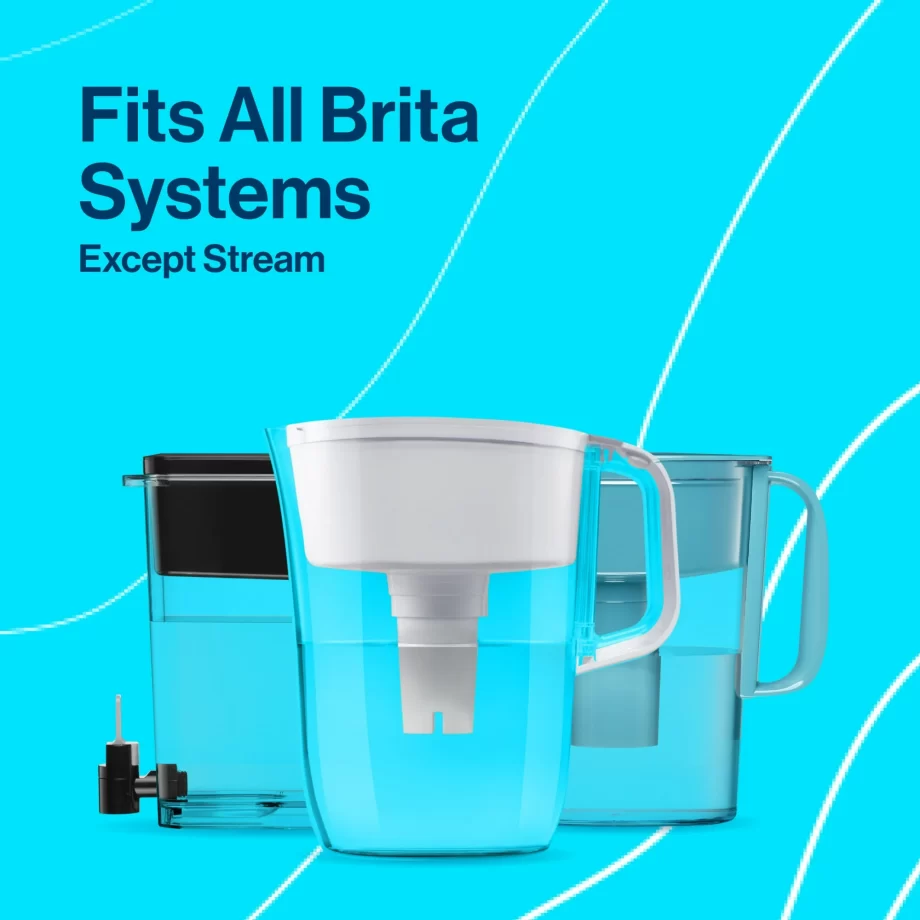 Brita Standard Water Filter Replacement Filters for Pitchers and Dispenser BPA Free 3 Count - Image 2