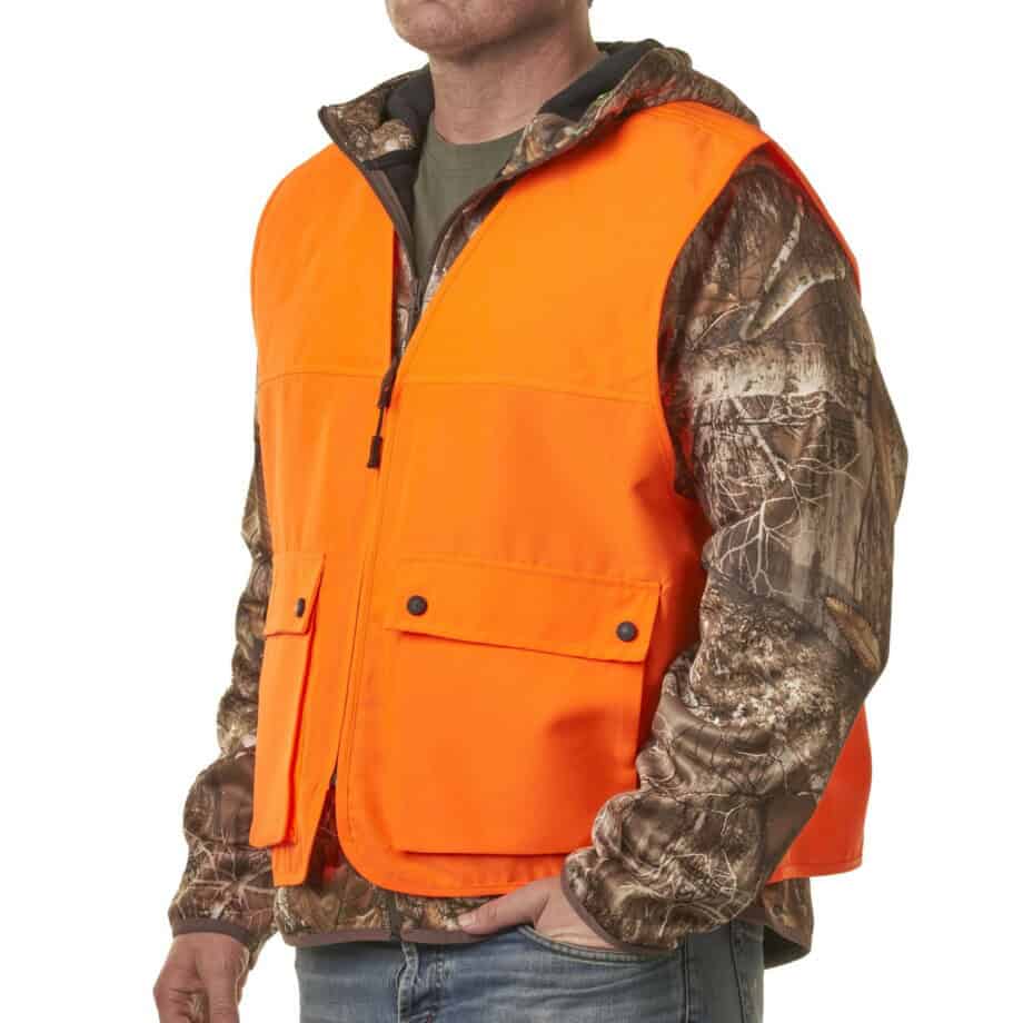 Realtree Blaze Orange Men's Cover Vest - Image 3