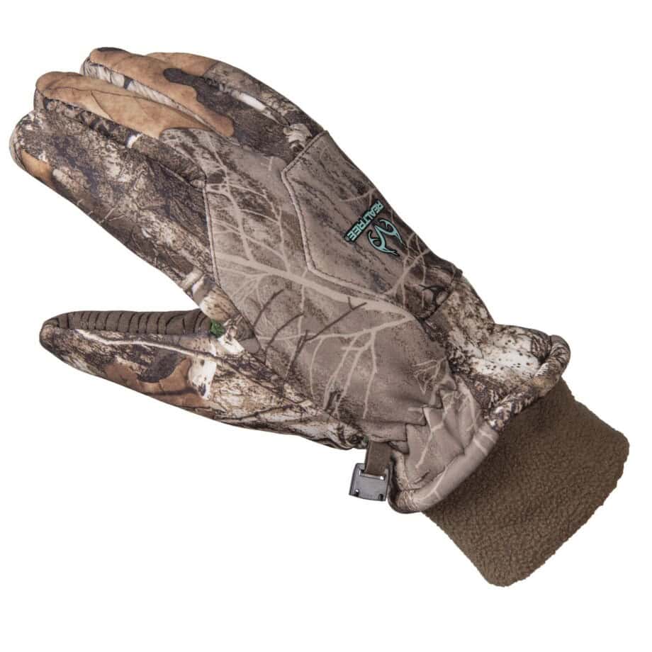 REALTREE SHERPA LINED GLOVES GANTS DOUBLÉ DE SHERPA - Large - Image 4