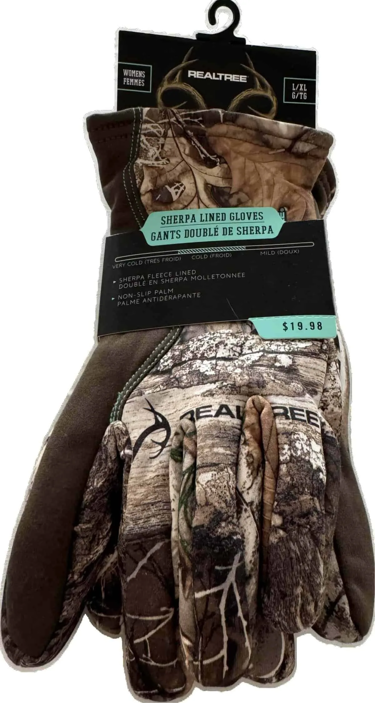 REALTREE SHERPA LINED GLOVES GANTS DOUBLÉ DE SHERPA - Medium - Image 2