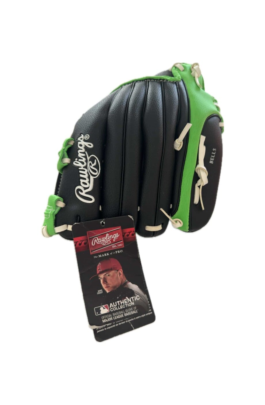 Rawlings Canada Rawlings Baseball Glove Black/Lime Green - Image 2