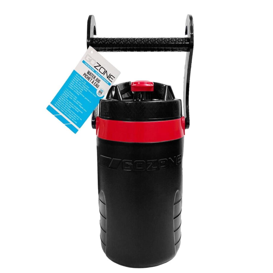 GoZone 64oz Water Jug – Black/Red - Image 3