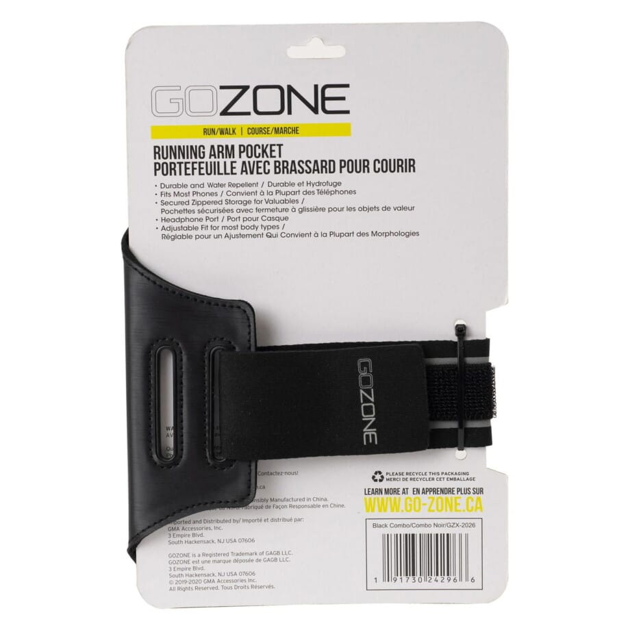 GoZone Running Arm Wallet – Black - Image 4