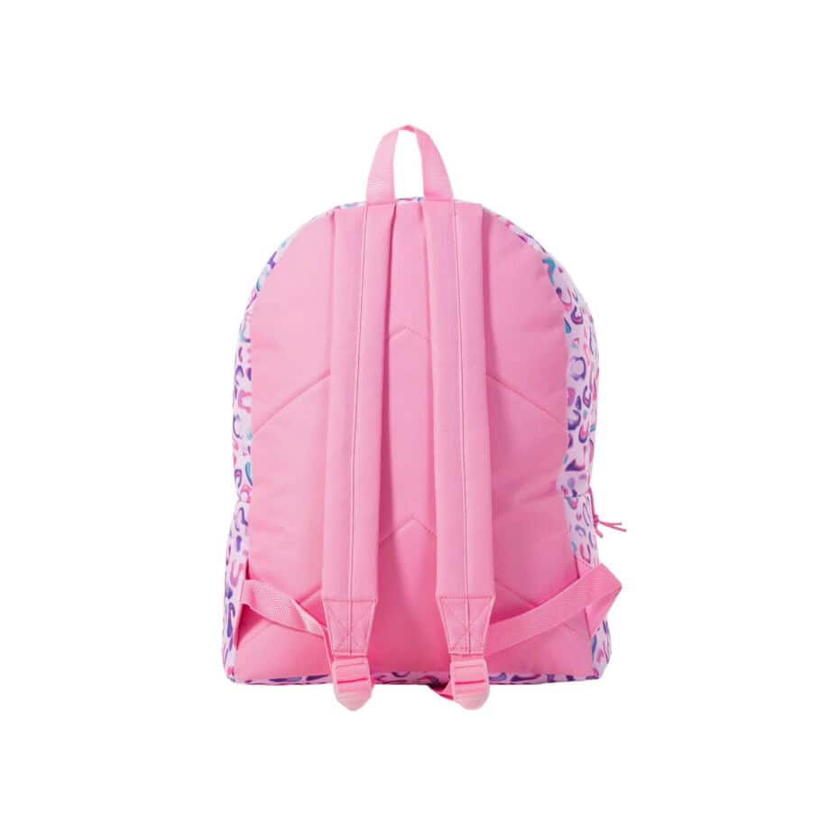 Jetstream Front Utility Pocket Backpack Pink & Purple Cheetah print - Image 3