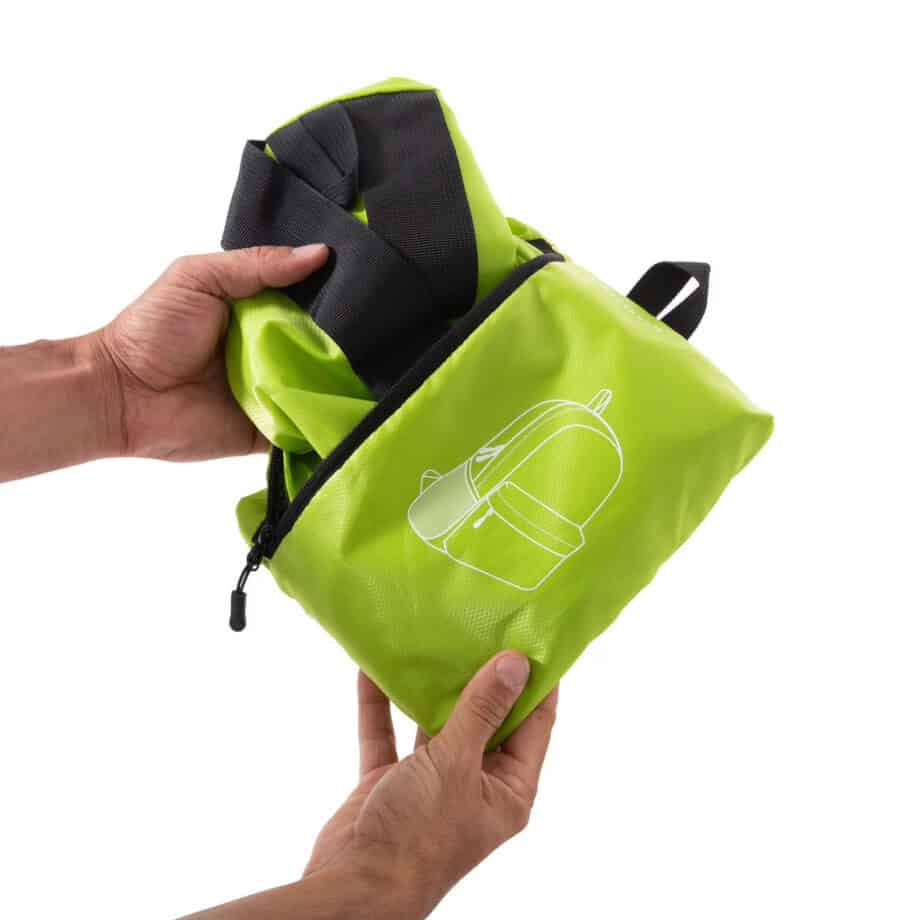 JetStream Foldable Backpack Lime Green - Image 3