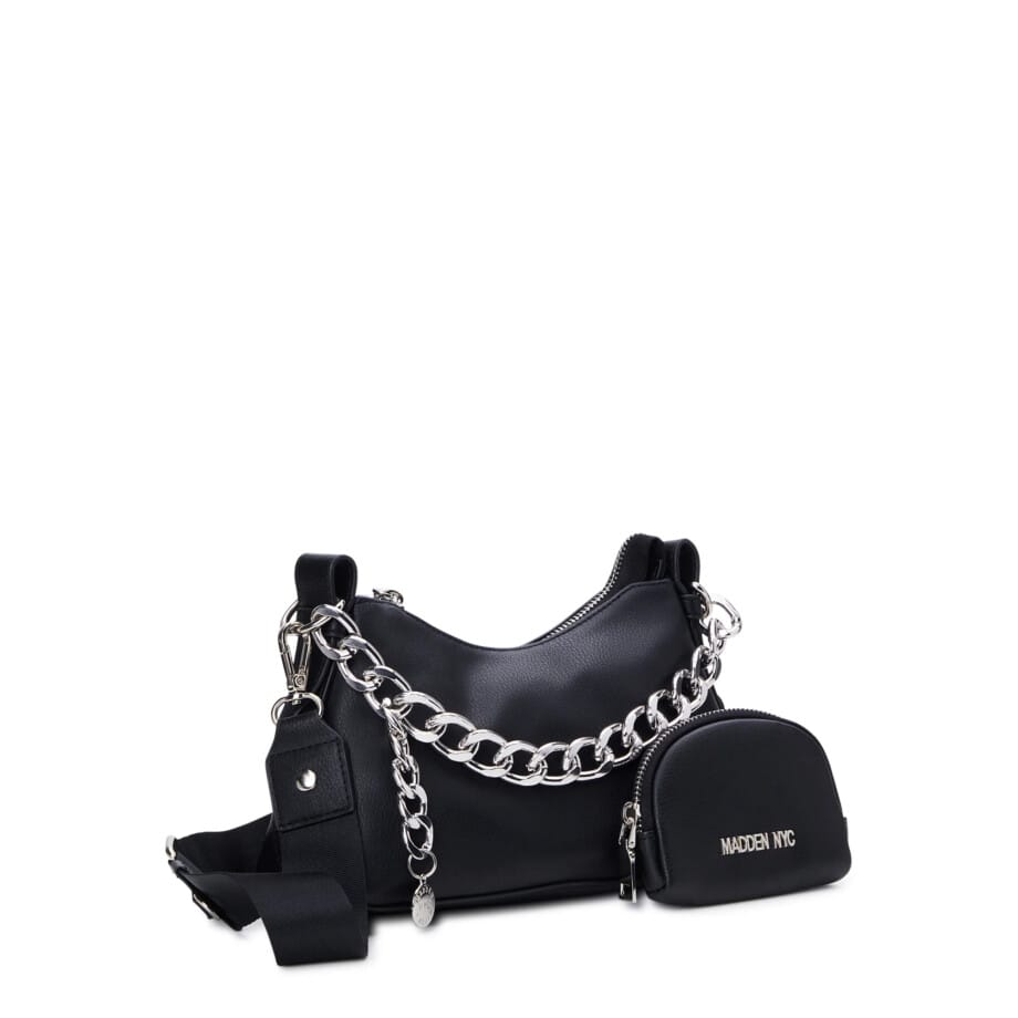 Madden NYC Charm Chain Crossbody Bag with Removable Pouch