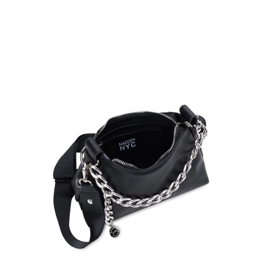 Madden NYC Charm Chain Crossbody Bag with Removable Pouch - Image 3