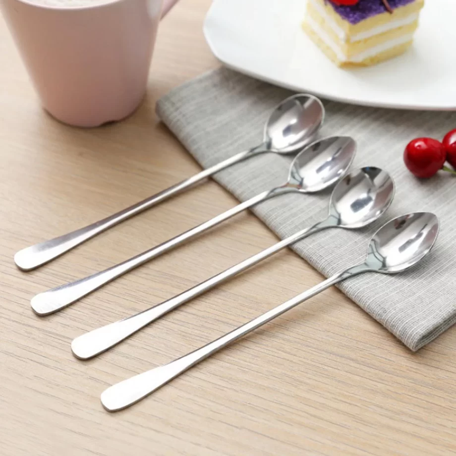 Stirring Spoon Stainless Steel Long Handles Spoon Coffee Spoon Elevate Your Experience - Image 2