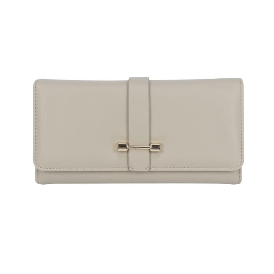 Time and Tru Carol Deluxe Flap Clutch Wallet