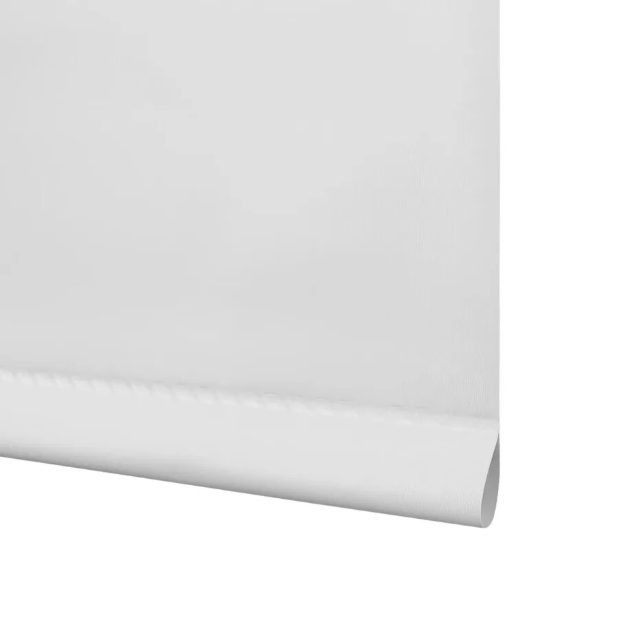 Mainstays Tear-to-Fit Blackout Vinyl Roller Shade White 55-1/4" x 66" - Image 3