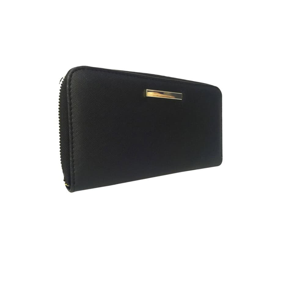 Time and Tru Women's wallet with bar accent