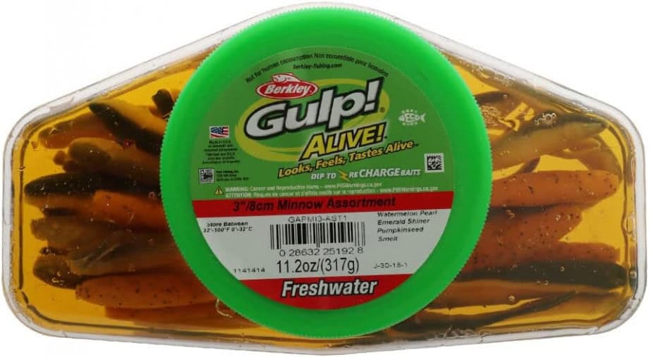 Gulp! Alive! Minnow 3 11.2-Oz Bucket Assorted Colors - Image 2