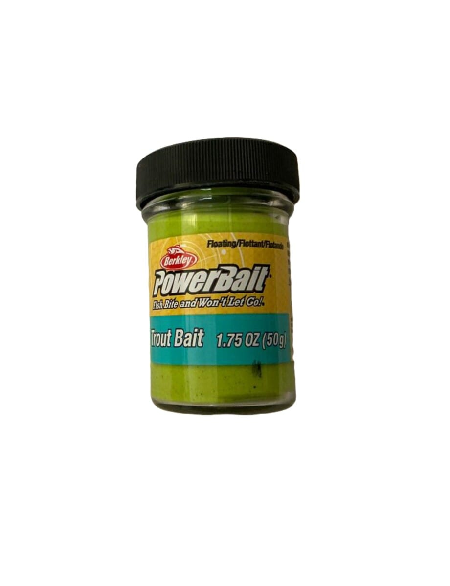 Berkley Powerbait Twisty Turtle Trout Bait Swirl Range Green 50g