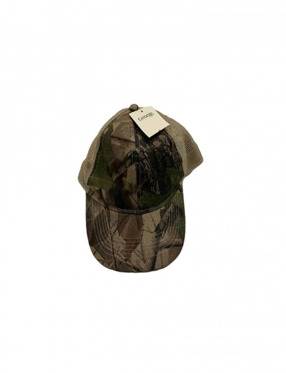 George Washed Camo Mesh Back