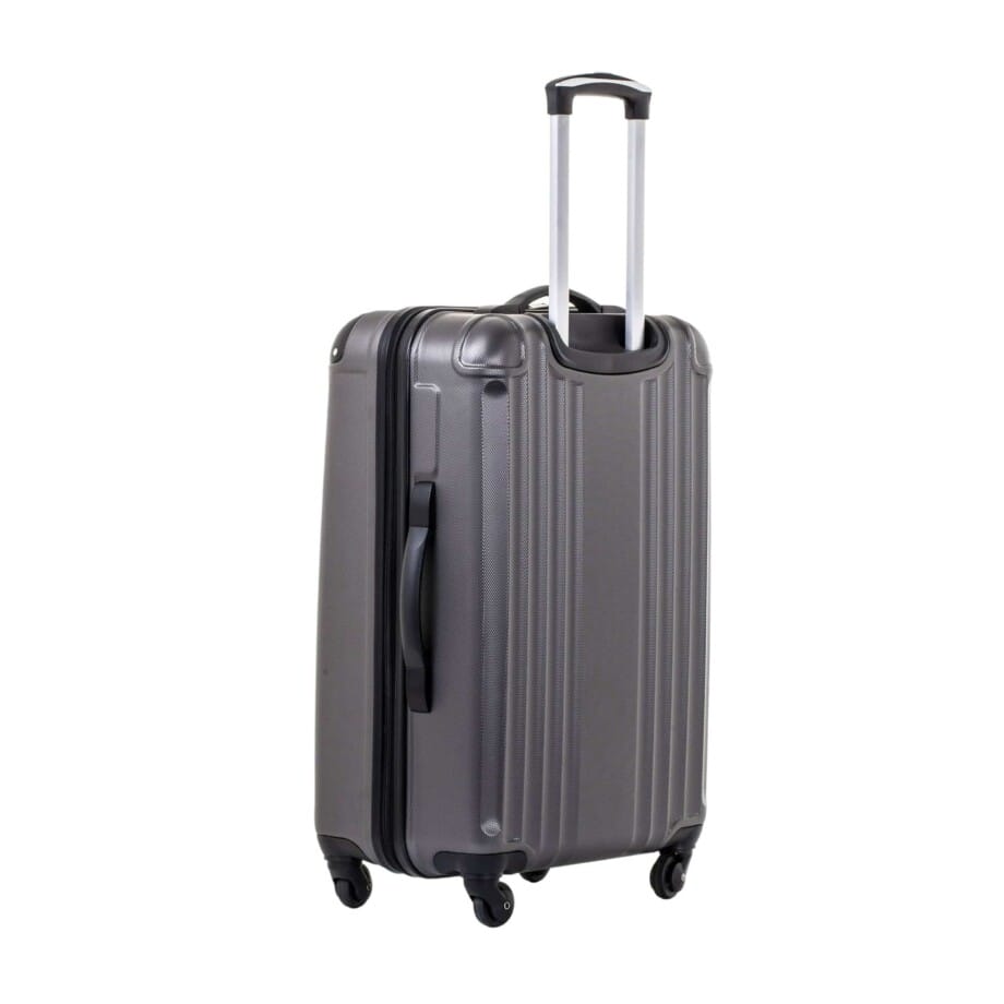 Jetstream 28-inch Hardside Spinner Upright Checked Luggage, Durable ABS/PC Material, Charcoal - Image 3