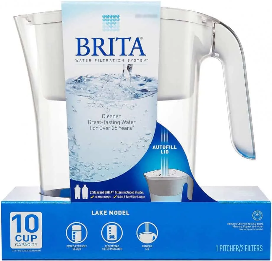 Brita Water Filtration System, 1 Pitcher with 2 Filters - Image 2