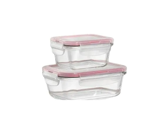 Starfrit LocknLock Glass 2-piece Square container Set - Image 3