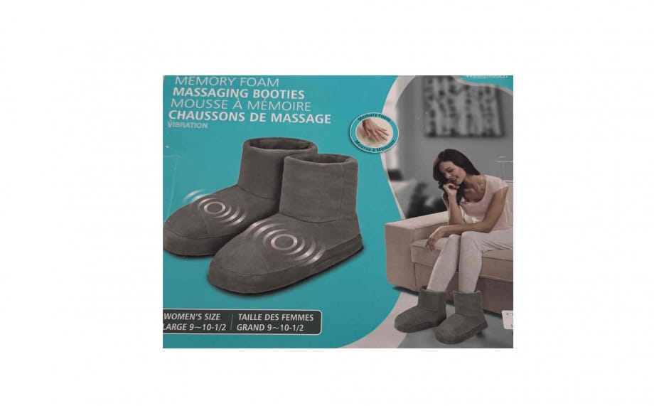 HealthTouch Women's Memory Foam Massaging Booties