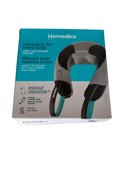 Homedics Neck Massager with Comfort Foam Vibration and Soothing Heat - Image 4