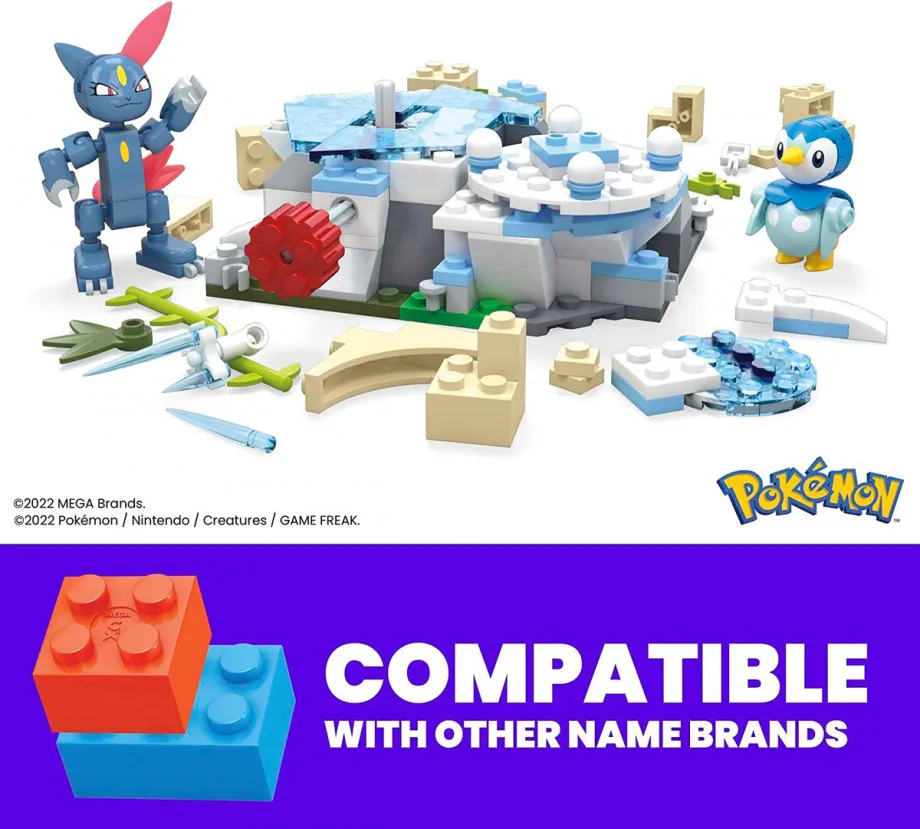 Pokemon Piplup and Sneasels Snow Day Build Set - Image 4