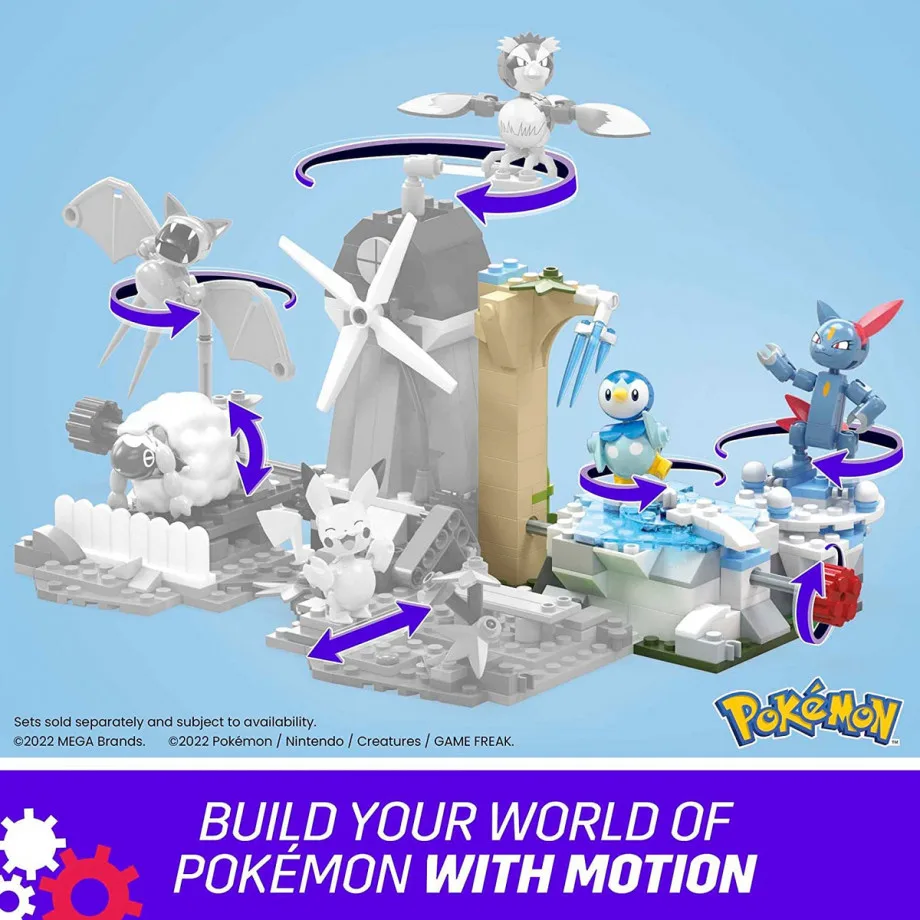 Pokemon Piplup and Sneasels Snow Day Build Set - Image 5