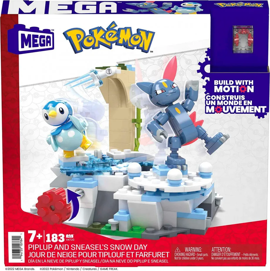 Pokemon Piplup and Sneasels Snow Day Build Set - Image 7