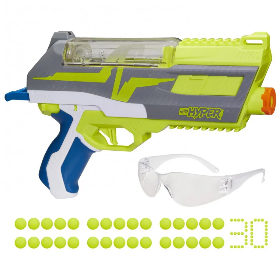 Nerf Hyper Impulse-40 Blaster, 30 Nerf Hyper Rounds, Spring-Open Instant Reload Hopper, Up To 110 FPS Velocity - Image 6