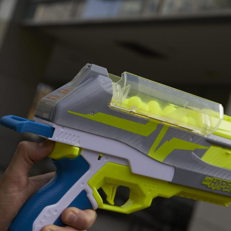 Nerf Hyper Impulse-40 Blaster, 30 Nerf Hyper Rounds, Spring-Open Instant Reload Hopper, Up To 110 FPS Velocity - Image 4