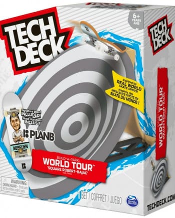 Tech Deck, Build-A-Park World Tour, Square Robert-Bajac (France), Ramp Set with Signature Fingerboard