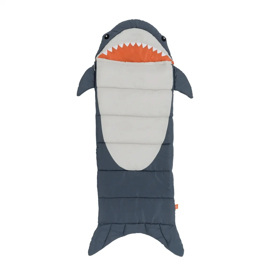 Firefly! Outdoor Gear Finn the Shark Kid's Sleeping Bag  Navy/Gray 