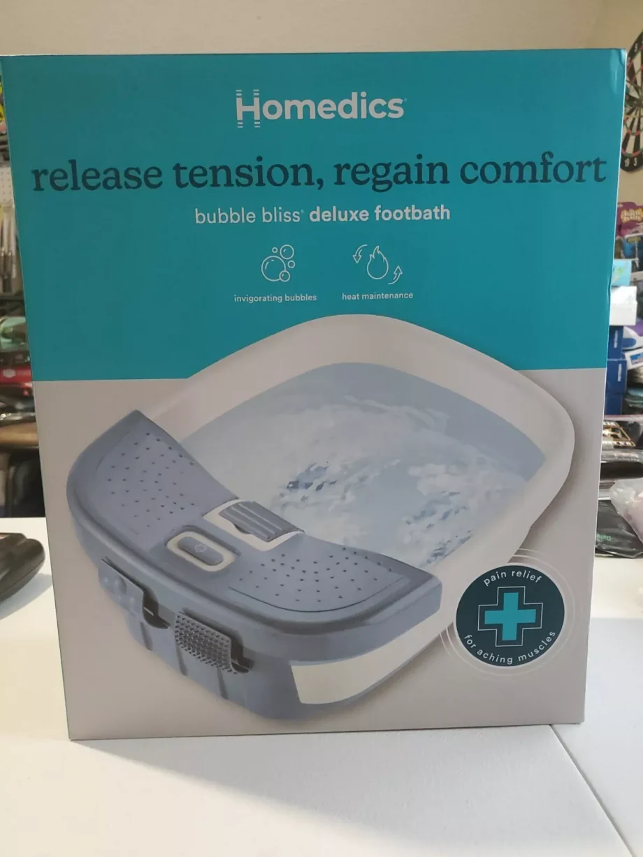 HoMedics Bubble Bliss Deluxe Foot Spa with Heat Massaging Arch Massage NEW - Image 3