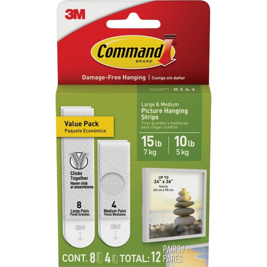 Command Assorted Picture Hanging Strips Value Pack- 1 Pc