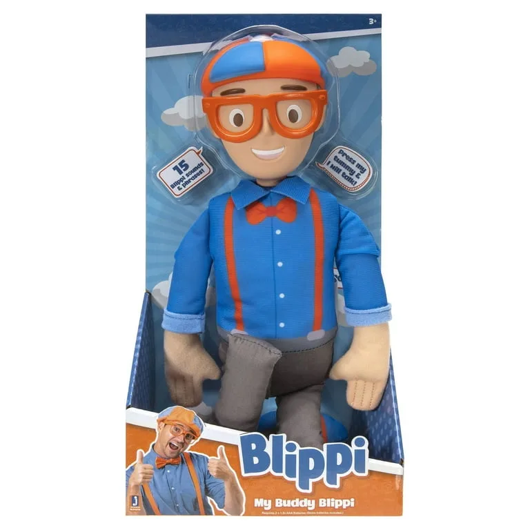 BLIPPI 16" My Buddy Plush Toy