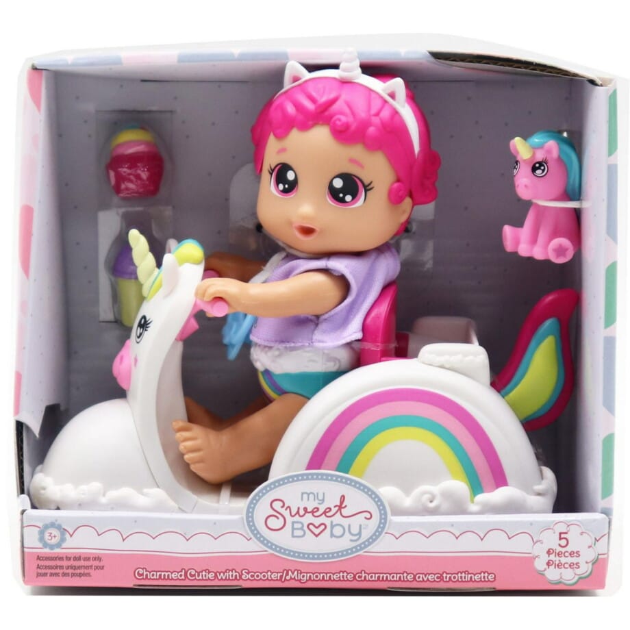 My Sweet Baby 5 Inch Charm Doll With Scooter - Image 5