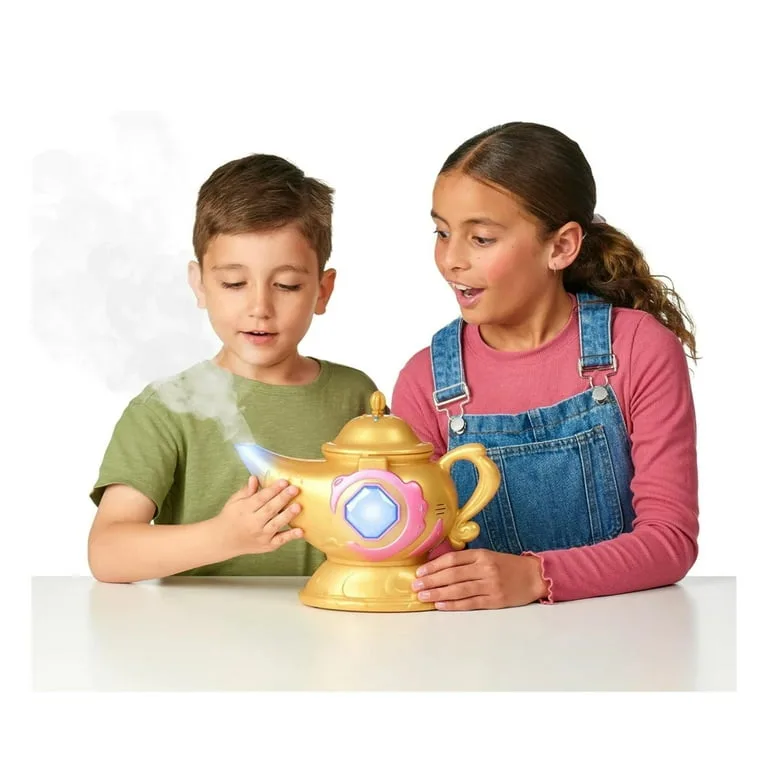 Magic Genie Lamp with Interactive 8" Pink Plush Toy - Image 4