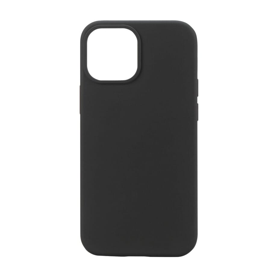 blackweb Hard-Shell Silicone iPhone 12-12 Pro Case Black