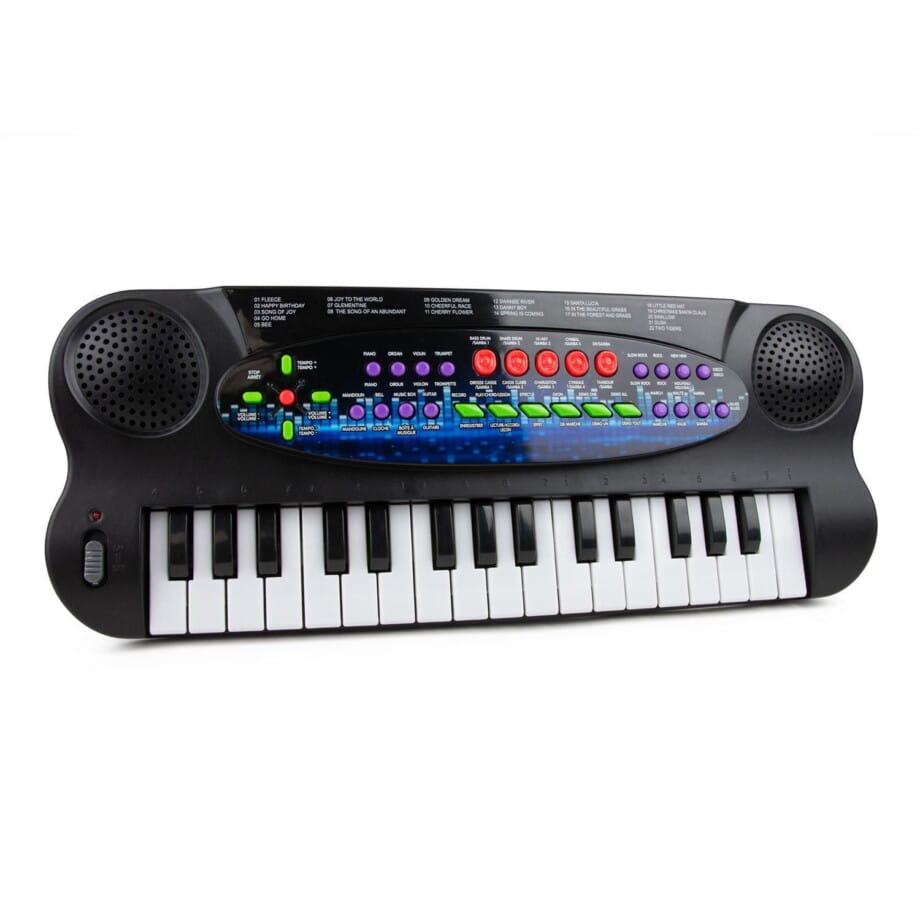 Kid Connection Musical Keyboard - Black, 32 keys touches